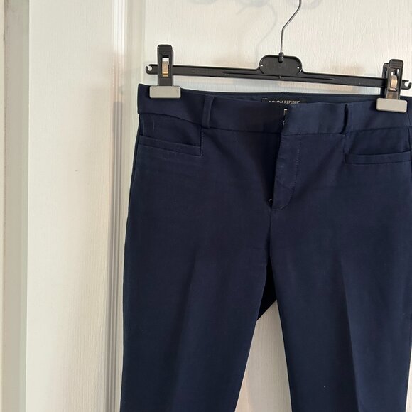 Banana Republic Sloan Slim-Fit Ankle Pants – Navy | Size 2 - Picture 3 of 7